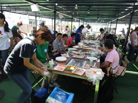 地域支援センター交流会BBQ