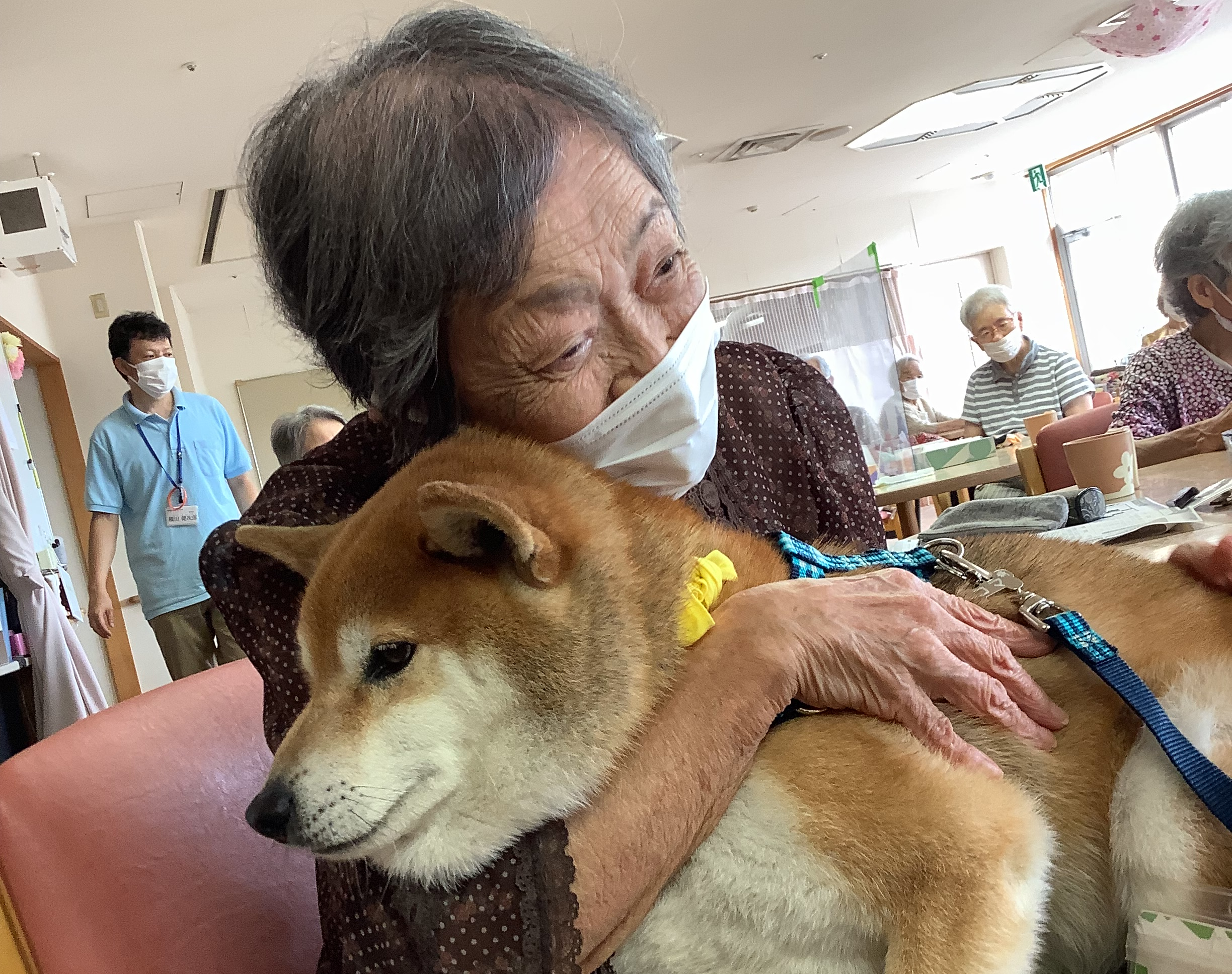 【釜利谷地域ケアプラザ】セラピードッグがやってきた！