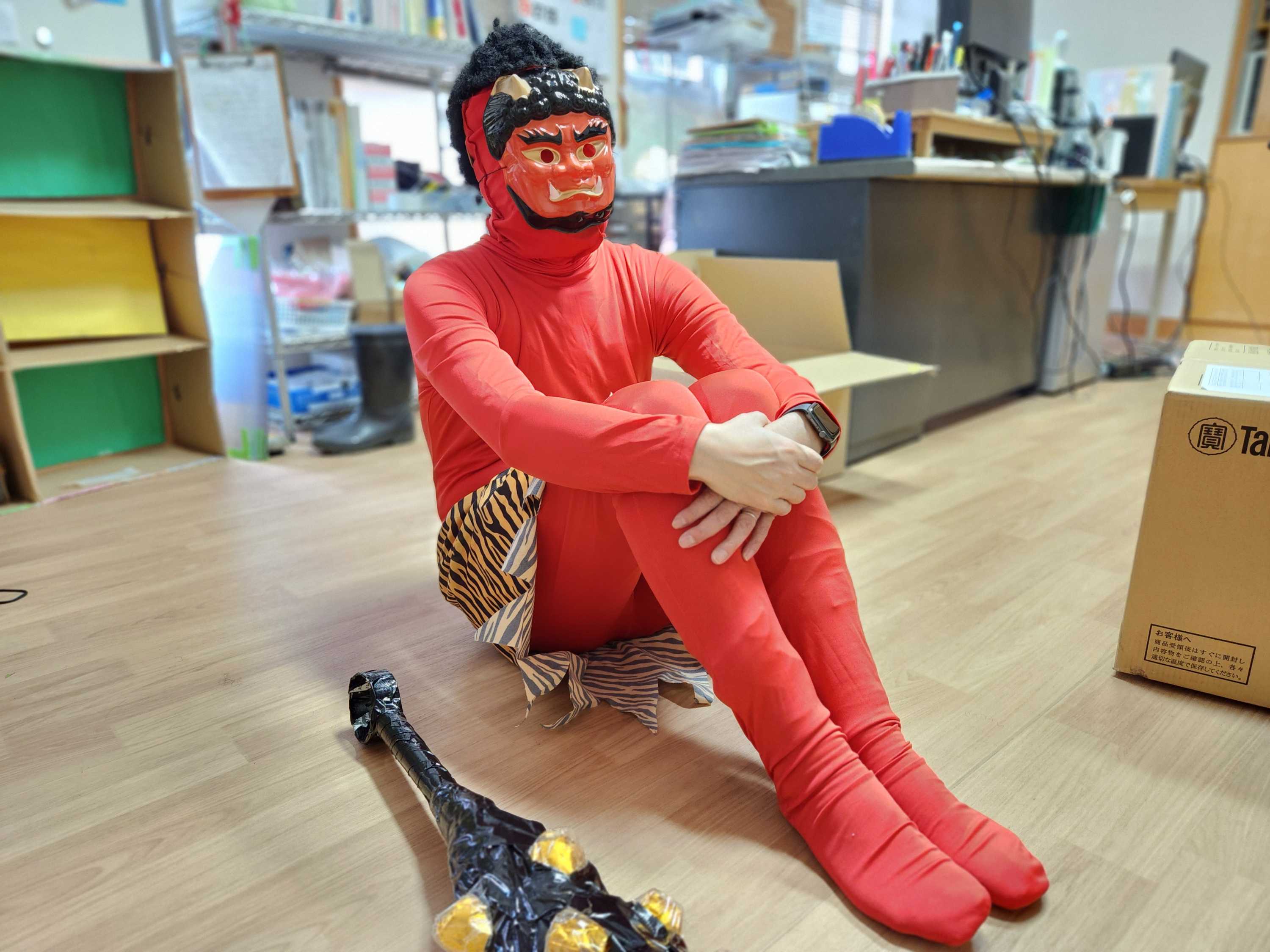 【釜利谷地域ケアプラザ】2月　節分！豆まき本番です