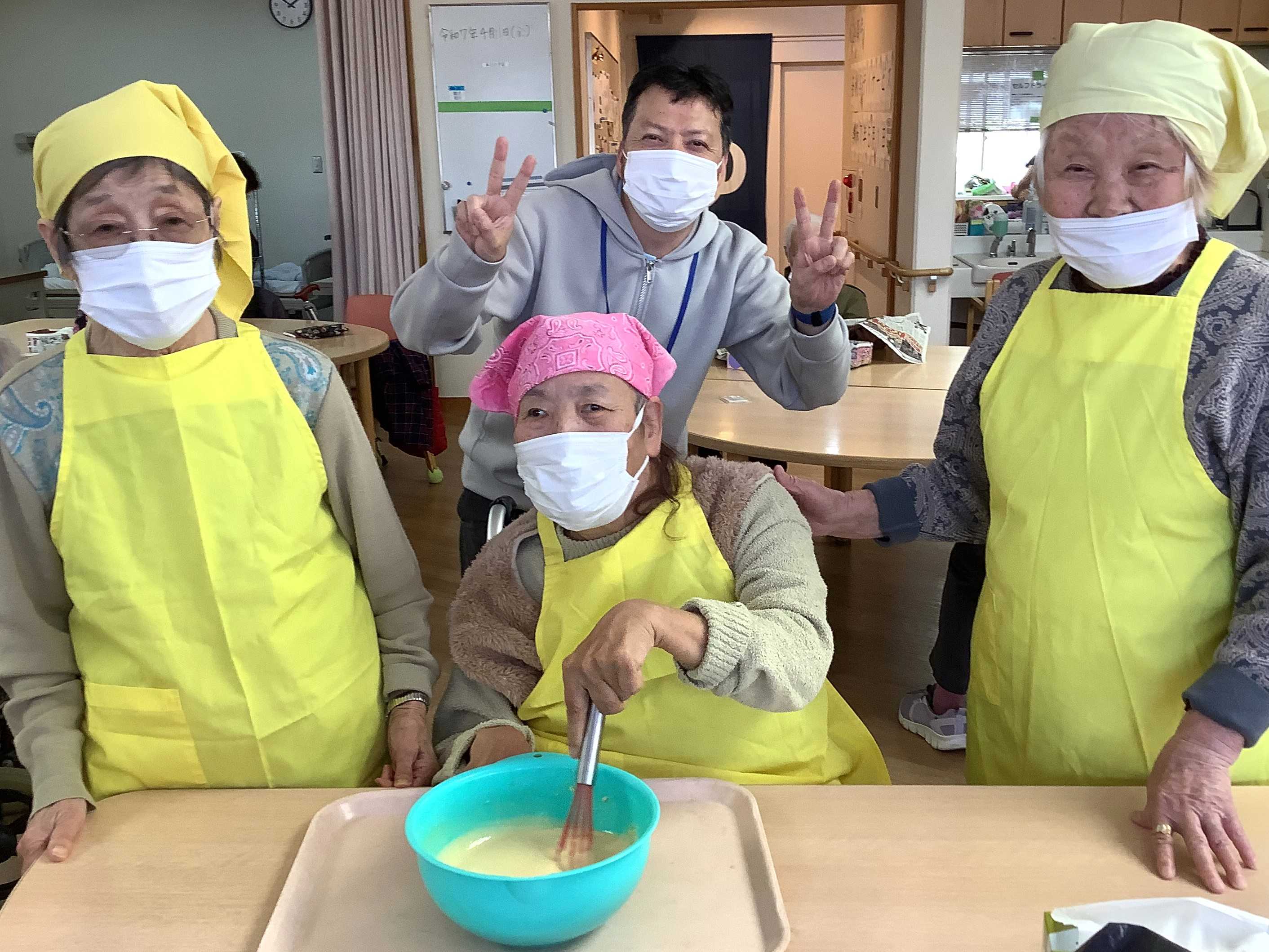【釜利谷地域ケアプラザ】４月　今月の手作りおやつは桜色