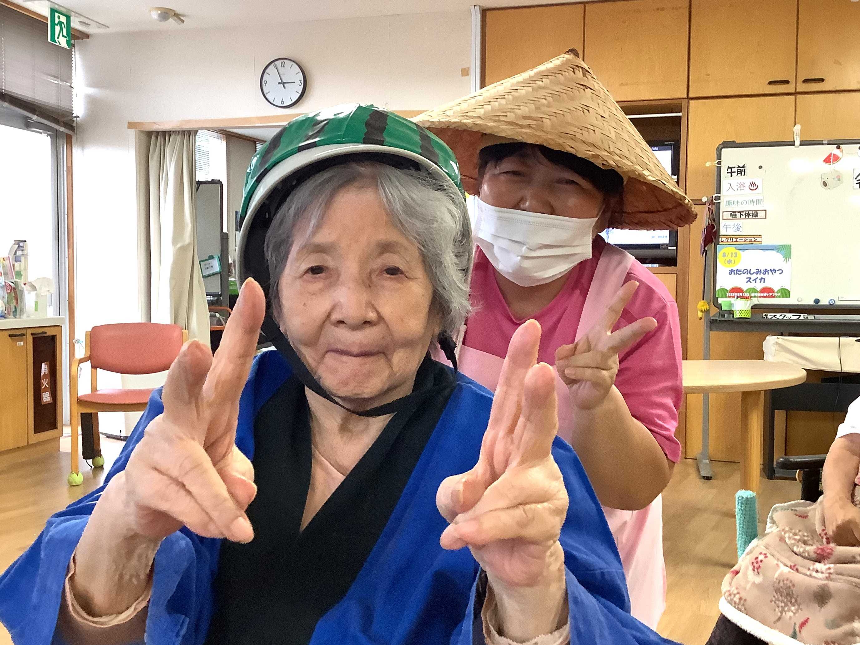 【釜利谷地域ケアプラザ】8/20　盆踊りとすいかわり