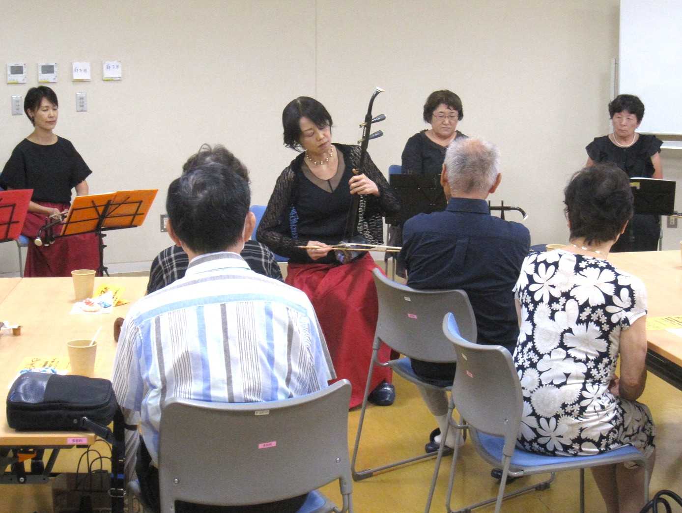 【柳町地域ケアプラザ】9/15　おしゃべりカフェ「二胡の演奏会」