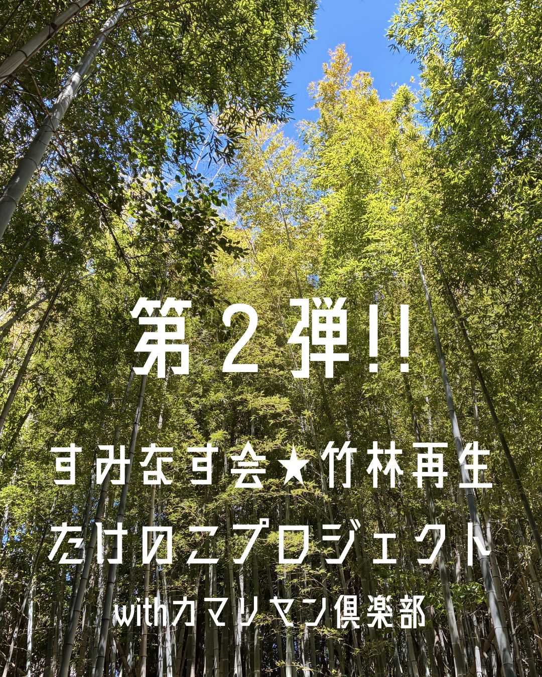 【釜利谷地域ケアプラザ】第2弾！竹林再生たけのこプロジェクト