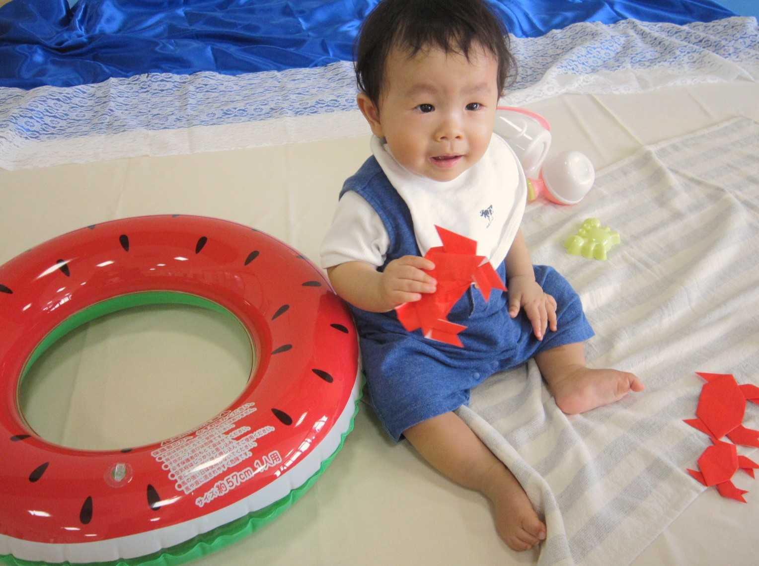 【柳町地域ケアプラザ】8/21　あかちゃんといっしょ「おねんねフォト」